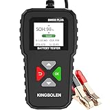 Autobatterietester 6V 12V 24V,KINGBOLEN BM550 PLUS 100-2000 CCA Auto...
