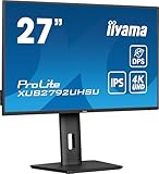 iiyama Prolite XUB2792UHSU-B6 68,45cm 27' IPS LED Monitor 4K UHD HDMI DP USB3.2...