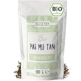 Weißer Tee Bio - Pai Mu Tan I 100 Gramm Weisser tee lose Bio I Organic White...