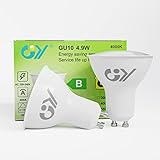 GY GU10 LED Neutralweiss Lampe 4.9W 790 Lumen 4000K Neutralweiß Glühbirnen,80W...