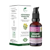 Nakobe® Bio Johanniskrautöl 50ml – 100% natürliches Rotöl – wohltuend...