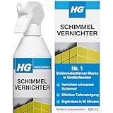 HG Schimmelentferner Spray 500 ml – Starker Reiniger gegen Schwarzschimmel &...