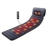 COMFIER Massagematte mit Wärmefunktion, Massagesitzauflage mit 10...