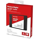 WD Red interne Festplatte 4 TB (3,5 Zoll, NAS Festplatte, 5.400U/min, SATA 6...