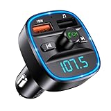 ORIA Bluetooth FM Transmitter Auto, Bluetooth 5.3 Adapter für Auto Radio,...