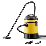 Wiltec Teichsauger 1400 W, 30 L Füllmenge, mit 2 Schläuchen, Poolsauger...