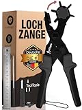 Lochzange für Leder [KOMPLETTSET], Locheisen | Lochstanzer als Leder Werkzeug,...
