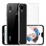 NEW'C Hülle für Huawei P20 Lite, [Ultra transparent Silikon Gel TPU Soft]...