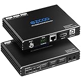 4K HDMI KVM Extender USB unkomprimiert 4K 60Hz HDR Single over Cat5e/6 bis zu...