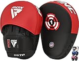 RDX Handpratzen Kampfsport Boxen MMA Training, Maya Hide Leder, Boxpads...