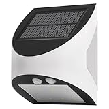 EMOS - LED Solarlampe LUMI für Außen mit Bewegungsmelder - Solar Wandleuchte...