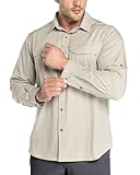 Outdoor Ventures Hemd Herren Freizeithemd Langarm Outdoor Shirt Atmungsaktive...