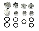 Cornat T307100 Luftsprudler-Set 8-teilig, chrom