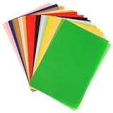 24 Stück Transparentpapier Buntes Papier A4, 12 Farben Transparentpapier...