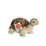 Teddy Hermann 90114 Schildkröte 20 cm, Kuscheltier, Plüschtier mit recycelter...