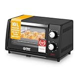 TZS First Austria - Minibackofen 10L 800W - Mini Backofen stufenlose...