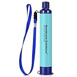 Membrane Solutions Wasserfilter Outdoor Camping, Trinkwasserfilter für 5000...