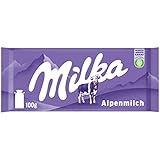 Milka Alpenmilch 1 x 100g I Alpenmilch-Schokolade I Milchschokolade I Milka...