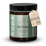 smaints® BIO Shiitake Dual-Extrakt Kapseln - 100% aus Bio Anbau in Europa - 90...