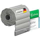 Rollwin Rollladen GRAU - PVC Rolladen nach Maß - Mini & Maxi Profil Kunststoff...