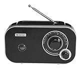 Denver TR-51 UKW-Radio mit analogem Tuning, Schwarz