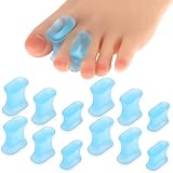 Molain Gel-Zehenspreizer 12 Stück Ballenzehenpolster Für Damen Herren Weicher...