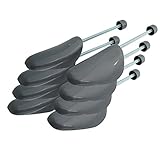Incutex 4 Paar Schuhstrecker variabel Gr. 38-44 Schuhformer Schuhspanner aus...