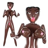 Liebespuppe Miss Dolly Black aufblasbare Gummipuppe Frau mit große Brüsten und...