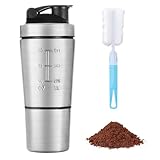 ACWOO Edelstahl Protein Shaker, 700 ml Shaker Edelstahl, Shaker Bottle...