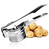 COM-FOUR® Kartoffelpresse - Handpresse für Kartoffeln, Obst und Gemüse mit...