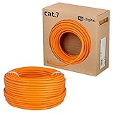 HB-DIGITAL 50m cat 7 Netzwerkkabel LAN Verlegekabel Cable -...