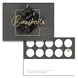 Blanko Bonuskarten zum Abstempeln - Hochwertige Stempelkarten für Unternehmen,...