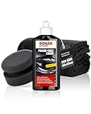 Auto Politur Set | Sonax Polish & Wax Color Schwarz 250ml Autopolitur +...