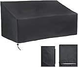 CHEYLIZI 2 Sitzer Gartenbank Abdeckung Schutzhülle für Gartenbank, Winterfest,...