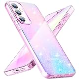 Eherui Glitzer Hülle für Samsung Galaxy A54 5G, Transparent Handyhülle Bling...