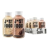 J*ST FOOD Classic Bundle Trinkmahlzeit – 6×500ml Choco & Cookie – 34g...
