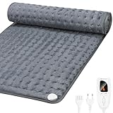 MYCARBON Heizkissen Rücken 92x50cm Wärmekissen mit 6 Heizstufen 4 Timerstufen...