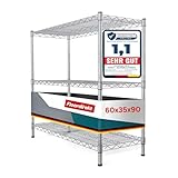 Floordirekt Küchenregal, Gitterregal, Metallregal | Tragkraft ca. 70kg je Boden...
