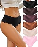 Sth Big Unterhosen Damen Nahtlose Hohe Taille Seamless Slips Damen High Waist...