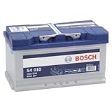 Bosch S4 010 Autobatterie 80 Ah - 740 A - 12 V, Blei-Säure-Batterie für...