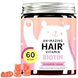 Biotin-Gummibärchen Ah-mazing Hair - Vitamine für Haare, Haut und Nägel –...