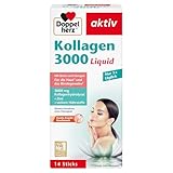 Doppelherz Kollagen 3000 Liquid - Haut + Bindegewebe - Mit Vitamin A, Zink und...