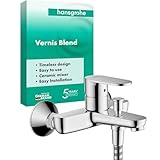 hansgrohe Vernis Blend - Badewannenarmatur Aufputz für 2 Verbraucher,...