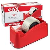 SAX Tape it Easy XXL Einhand Klebeband Abroller extra Schwer | für 1x 50mm Band...