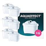 AQUAEFFECT MAX+ Wasserfilter Kartusche 6 Stück - Kompatibel mit BRITA...
