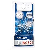 Bosch W21/5W Pure Light Halogen-Glühlampe für Auto-Scheinwerfer, 12 V 21/5 W,...