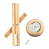 KEORHEZ 2 PCS Sauna Thermometer Digital, Drehung Der Sauna Sanduhr 15...