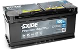 Exide EA1000 Premium Superior Power Autobatterie, lead acid, 12V 100Ah 900A (EN)