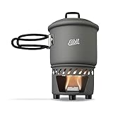 Esbit Trockenbrennstoffkochset - Outdoor Camping Kocher 585 ml mit Aluminium...