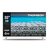THOMSON 32 Zoll (80 cm) LED HD Weiß Easy TV – Kein Smart – Hotel Mode, USB,...